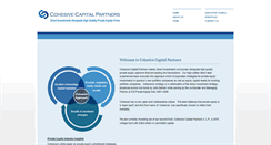 Desktop Screenshot of cohesivecapital.com